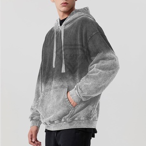 Sudaderas Personalizadas de Alta Calidad para Hombre, Logotipo Bordado Personalizado, 100% Algodón, Estilo Urbano, Lavado Ácido, Venta al por Mayor - Product Image 2