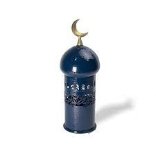 Lanterne en fer avec design Top Moon pour les occasions de décoration intérieure islamique comme le ramadan et la finition moderne de l'Aïd faite à la main - Product Image 4