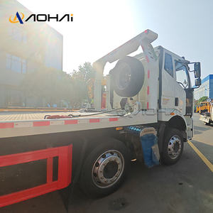 FAW J6L 320HP грузовик, 15 тонн, дополнительный гидравлический кулачковый подъемный кран, откатный бортовой погрузчик, погрузчик, грузовик для продажи - Product Image 4