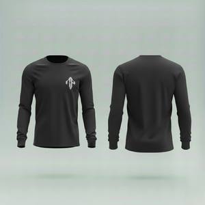 Camiseta de Manga Larga para Hombre, Talla Grande, Cuello Redondo, 100% Algodón, Estilo Personalizado, Casual, Bajo Demanda, RIVIAN ATLANTIC, Calidad Premium 2026 - Product Image 1