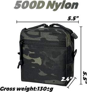 Sac d'accessoires tactiques Pochette de rangement pour munitions de magazines Pack de sécurité Sac de taille de transport - Product Image 3