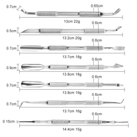 Fournitures professionnelles pour ongles en gros : Outils durables et écologiques en acier inoxydable double face – Meilleur repousse-cuticules et coupe-callosités