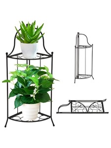Meilleure vente support de jardinière noir en métal fait main de luxe pour restaurant hôtel au prix de gros - Product Image 6