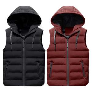 Bulle bouffante gilet veste sport doudounes hiver softshell gilet hommes extérieur Gilet corps plus chaud sans manches Gilet vers le bas - Product Image 1