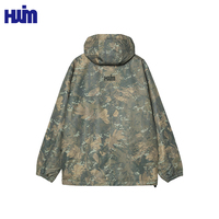 Logo personnalisé Designer léger camouflage numérique à capuche grandes poches chasse pêche hommes veste de haute qualité personnalisé Gsm