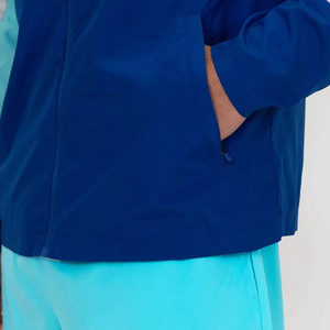 Veste coupe-vent pour homme à capuche avec fermeture éclair, taille personnalisée, 100% haute qualité, coupe ajustée, vêtements d'extérieur, OEM ODM - Product Image 5