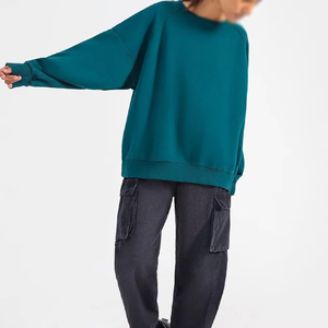 Nuevo Conjunto de 2 Piezas de Sudadera de Forro Polar Extra Grande para Mujer, Cuello Redondo, Ajuste Holgado, Transpirable, Cómodo y Elegante para Otoño/Invierno - Product Image 6