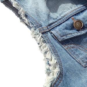 2025แจ็กเก็ตโอเวอร์ไซส์ผ้าเดนิมแขนกุดฮิปฮอปสำหรับผู้ชาย, เสื้อชั้นในทรงสลิมฟิตฤดูร้อนเสื้อกั๊กคาวบอยสำหรับฤดูหนาวฤดูใบไม้ผลิฤดูใบไม้ร่วง - Product Image 6