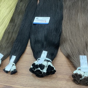 Variété de couleur droite en vrac cheveux 100% cheveux humains de haute qualité faisceaux fabriqués au Vietnam très lisse soyeux prix de gros - Product Image 6