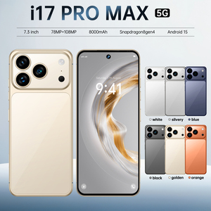 โทรศัพท์มือถือรุ่นเรือธง I17 Pro Max 5G LTE 8GB 256GB กล้อง 48MP >7" LED AMOLED 90Hz 6000mAh ปลดล็อคทั่วโลก รองรับภาษาฝรั่งเศส/สเปน/อังกฤษ - Product Image 5