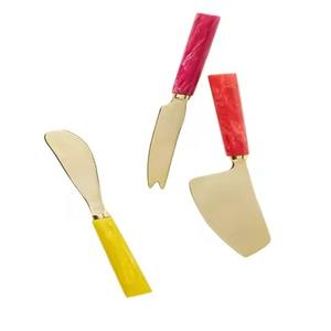 Juego de Cuchillos de Queso de Acero Inoxidable Dorado, Cuchillo de Cocina para Uso Doméstico - Product Image 2