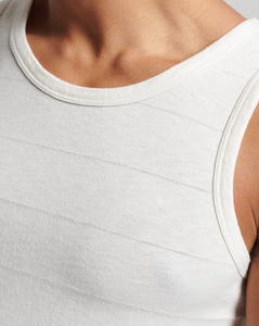 High Quality Men's Gym Vest <b>Top</b> Men's Gym tank <b>Top</b> Custom logo Muscle Fit Ribbed Vests Ribbed Vest Men - Product Image 5