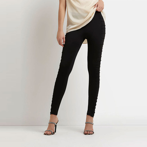 Custom Soft High Waist Sherpa Warm Fleece Lined Women's <b>Leggings</b> Slimming Winter Pants Elastic Waist Yoga Women's <b>Leggings</b> - Product Image 1