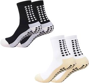 2025 Chaussettes de sport antidérapantes de haute qualité pour hommes Logo personnalisé en gros avec plusieurs couleurs pour le bas du football de football - Product Image 1