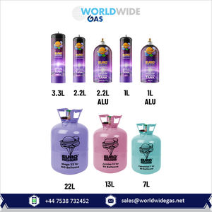 Oferta exclusiva de calidad inmejorable Hecho en Europa Cilindros de Gas Helio desechables de acero 3.3L Tamaño estándar para uso en globos - Product Image 5