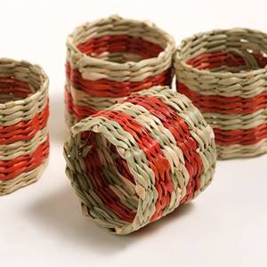 แหวนรองผ้าเช็ดปากจากหญ้าทะเล ทำมือ ธรรมชาติ ของตกแต่งโต๊ะสไตล์เรียบง่าย สำหรับงานอีเว้นท์ งานเลี้ยง งานแต่งงาน ตกแต่งโต๊ะอาหารที่บ้าน - Product Image 3