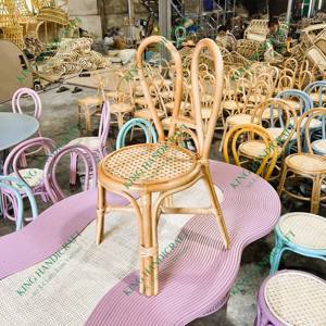 Sillas de ratán hechas a mano ecológicas de alta calidad para niños modernas para sala de estar al aire libre cocina uso directamente fabricado - Product Image 3