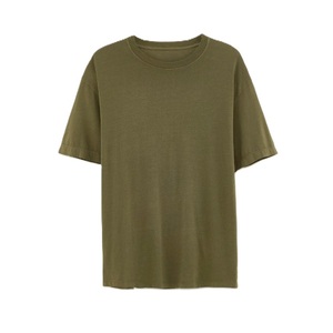 เสื้อยืดผู้ชาย OEM ผ้าฝ้าย 100% ทรงลำลอง คอกลม แขนสั้น สีพื้น ผ้าเจอร์ซีย์ กันยับ ระบายอากาศได้ดี - Product Image 6