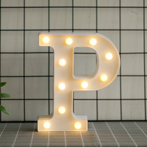 Lettere LED 3D con Lampada Spotlight, Decorazione Alfabetica, Pannelli con Lettere Luminose Decorative - Product Image 1