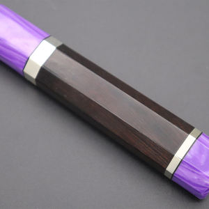 มีดเหล็กดามัสกัสแฮนด์เมดคุณภาพสูงสำหรับเชฟในครัวที่สวยงามพร้อมปลอกหนังทำด้วยมืองานตามสั่ง - Product Image 5