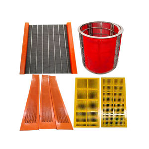 Malla de Acero Tejida, Esqueleto de Poliuretano, Pantalla de PU, Placa de Cribado con Borde de Arena Industrial Procesada por Vibración para Canteras - Product Image 1