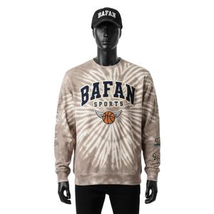 เสื้อสเวตเชิ้ตผู้ชายผ้าฝ้ายเฟรนช์เทอร์รี่ 300 GSM ล้างสีแบบซันวอช  รับสกรีนโลโก้ ล้างสีแบบแอซิดวอช เสื้อสเวตเชิ้ตพื้นฐานสำหรับผู้ชาย - Product Image 1