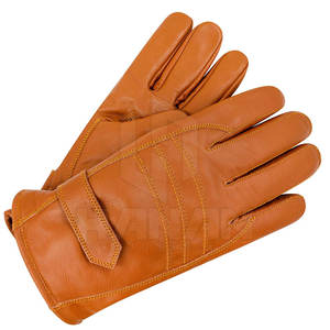 Gants de conducteur personnalisés à doigts entiers manchette élastique hiver sécurité travail cuir gants de protection des mains écran tactile extérieur - Product Image 4