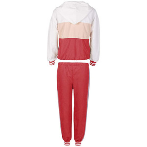 Conjunto Deportivo de Dos Piezas de Forro Polar para Mujer de Alta Calidad, con Media Cremallera, Logotipo Personalizado Bordado, Fabricación OEM, Algodón, Cálido para Invierno - Product Image 3