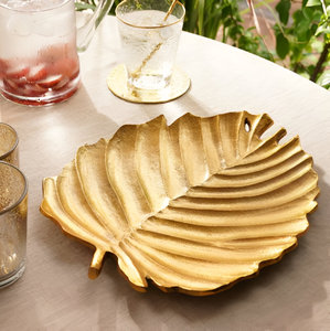 Meilleure vente d'un élégant plateau de service en aluminium pour les fêtes et les mariages avec un service personnalisé disponible depuis l'Inde - Product Image 6