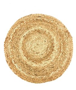 2024 Venta caliente Material ambiental tejido redondo resistencia al calor mantel de mesa de yute recién llegado mantel de ratán bordado de yute - Product Image 6