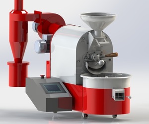 Prix usine torréfacteur de noix machine à café électrique en acier inoxydable fabriqué au Vietnam de haute qualité - Product Image 3