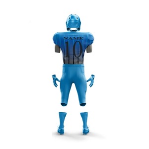 Nouveauté, uniforme de football américain de haute qualité pour adultes, respirant, léger, manches courtes, taille personnalisée, ensembles sportifs, plus - Product Image 5