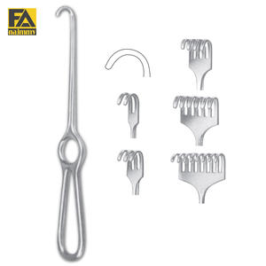 RETRACTORES KOCHER (15x10mm 2 puntas romas) Fig.1 Retractor Kocher quirúrgico Lengenbeck Fuente de alimentación manual Retractor de puntas afiladas - Product Image 2