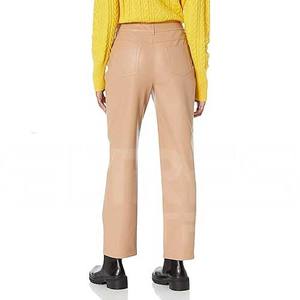 Los últimos pantalones de cuero de lona de talla grande para hombre de invierno, ropa informal de diseño personalizado medio, logotipo Original, precio al por mayor disponible - Product Image 2