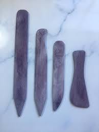 Professional Eco-Friendly Love Buffalo Bone <b>Folder</b> Creaser Tool Carved Polished Natural Crafts for Card Making Leather Craft - Product Image 6