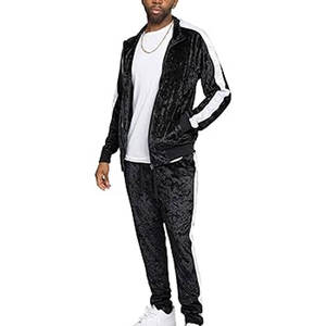 Conjunto Deportivo de 2 Piezas para Hombre, Chaqueta y Pantalones de Forro Polar con Cierre, Estilo Casual para Invierno - Product Image 6