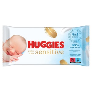 Huggies Extra Care Sensitive Wipes Entrega rápida Compre toallitas de cuidado suave de calidad premium para recién nacidos, niños pequeños y piel sensible - Product Image 6