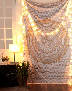 Tapiz indio Ombre Mandala Hippie impreso colgante de pared bohemio doble colcha decoración del hogar arte étnico manta tapices - Product Image 1