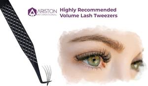 แหนบต่อขนตาปลอม5ปลายไฟเบอร์แหนบต่อขนตาปลอมทำจากสเตนเลสสตีลแบบญี่ปุ่นฉลากส่วนตัว - Product Image 4