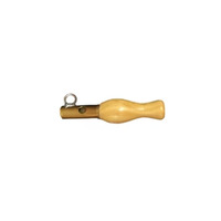Sifflet artisanal à grive pour la chasse aux oiseaux CU-1001 en bois et métal de haute qualité certifié ISO:9001