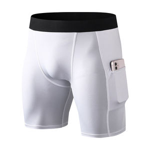 Shorts de sport pour homme à séchage rapide, compression premium, en spandex/polyester, pour la gym, la course et l'entraînement athlétique - Product Image 4