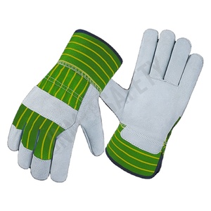 Gants de sécurité industriels en cuir de vachette pleine fleur, nouveau design, gants de travail robustes en cuir canadien pour la protection des mains et du corps - Product Image 6