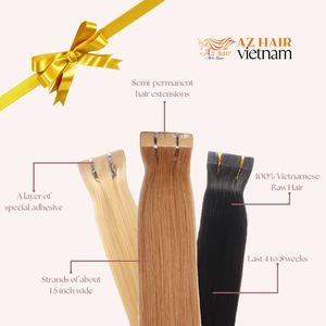Grade 12A Extensions de cheveux russes de luxe à double bande dessinée 100% cheveux naturels vierges vietnamiens bruts de super qualité chauds - Product Image 3