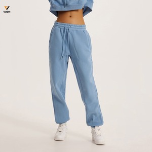 Pantalones de chándal de algodón informales de talla grande para mujer con pantalones de tela ropa de verano nuevo precio barato Sexy Fitness mujer pantalón/pantalón - Product Image 1