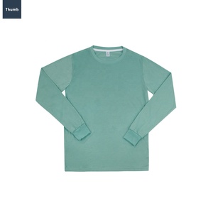 Sublimation Blanks Long Sleeves T-shirt Custom Private Label for Brand Low MOQ High Quality 170-180 Grams Very Soft for <b>Men</b> - Product Image 5