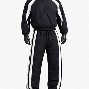 Conjunto Deportivo Personalizado para Hombre, Chaqueta Cortavientos y Pantalones Deportivos de Nailon, Traje Deportivo con Cierre de Cremallera - Product Image 4