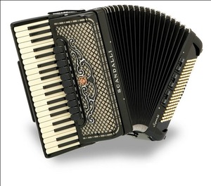TOP NOTCH NUEVO Black Scandall Super VI Extreme Piano Acordeón LMMH - Product Image 4