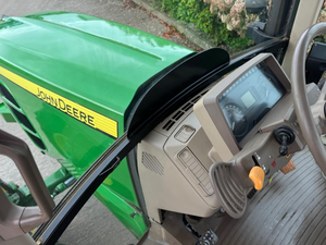 Tracteur agricole JD 6830 John Deere 6830 4WD, tracteur à roues vertes, haute productivité, transmission par engrenages, équipement agricole - Product Image 6