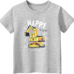 Camiseta de algodón de punto para niño pequeño, ropa de Boutique con apliques personalizados, ropa de verano para niño, camisas - Product Image 4