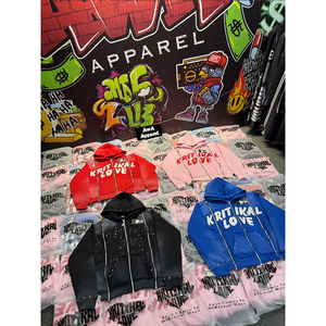Sudaderas con cremallera desgastada hechas a medida para hombres, ropa de calle transpirable de secado rápido, sudaderas con cremallera estampadas para hombres - Product Image 5